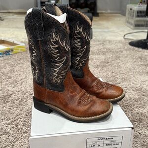 CODY JAMES BOYS' RYDER WESTERN BOOTS - SQUARE TOE